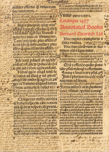 Bernard Quaritch Ltd.  Catalogue 1457: Annotated Books