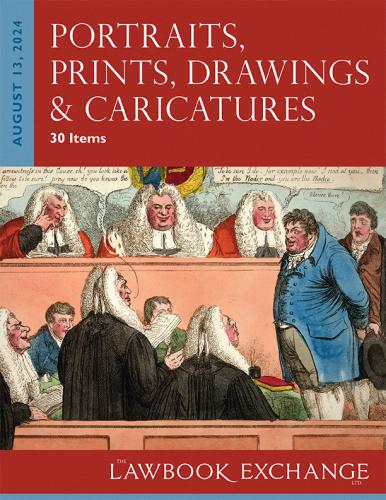 Lawbook Exchange Ltd.  Portraits, Prints, Drawings & Caricatures - 30 Items