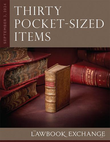 Lawbook Exchange Ltd.  Thirty Pocket-Sized Items