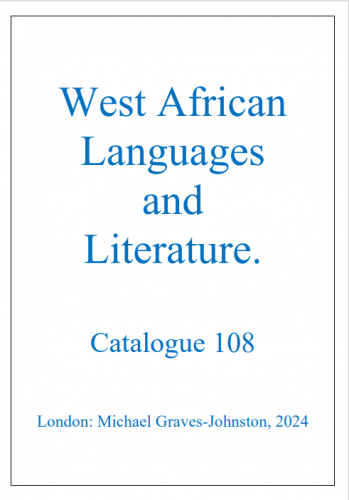 Michael Graves-Johnston. Catalogue 108