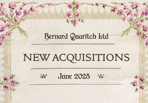 Bernard Quaritch Ltd. June New Acquisitions