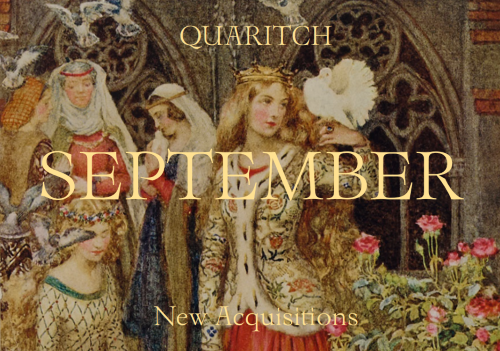 Bernard Quaritch Ltd. September New Acquisitions