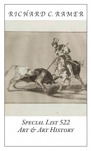 Richard Ramer Rare Books.  Special List 522: Art & Art History