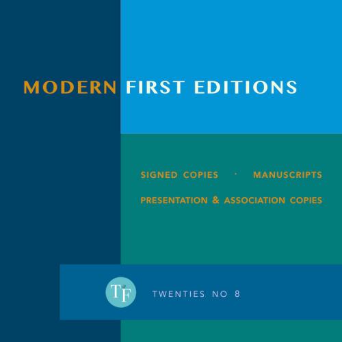 Type and Forme.  Modern First Editions (T&F Twenties No 8)