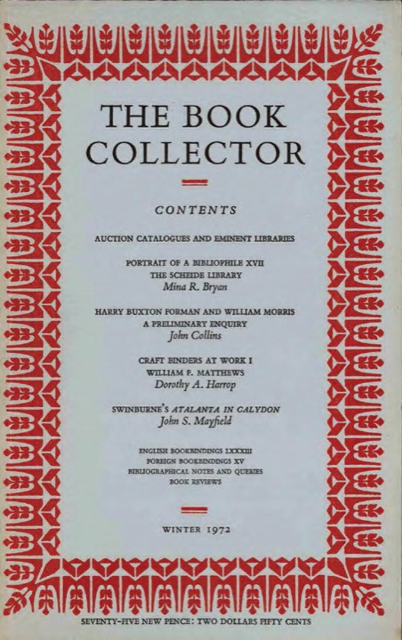 The Book Collector Front Cover The Book Collector front cover image