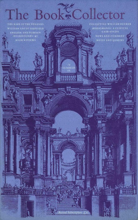 The Book Collector Front Cover The Book Collector front cover image