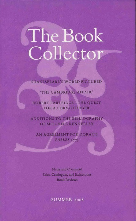 The Book Collector Front Cover The Book Collector front cover image