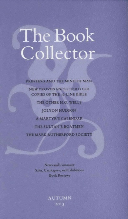 The Book Collector Front Cover The Book Collector front cover image