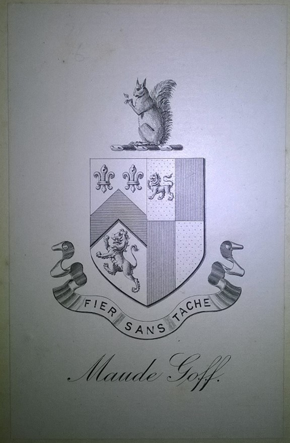 Maude Goff Bookplate Fig 1