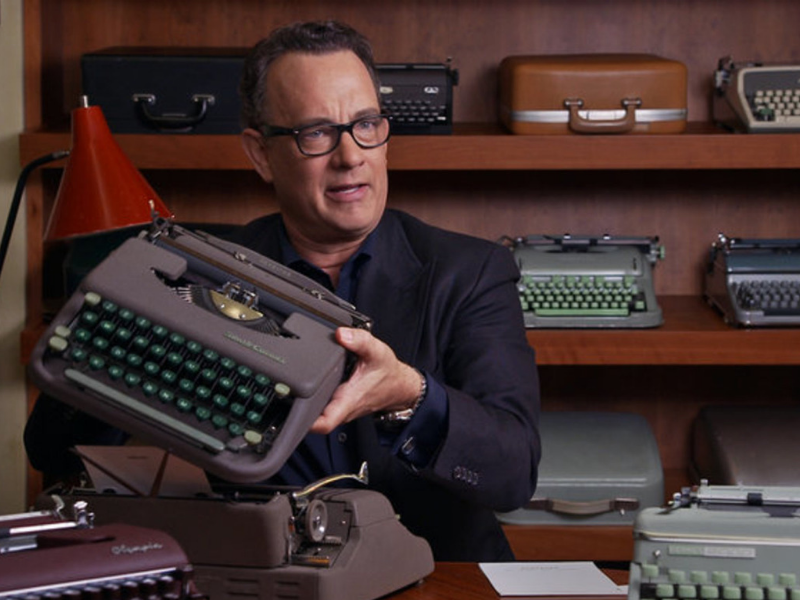 Tom Hanks California Typewriter