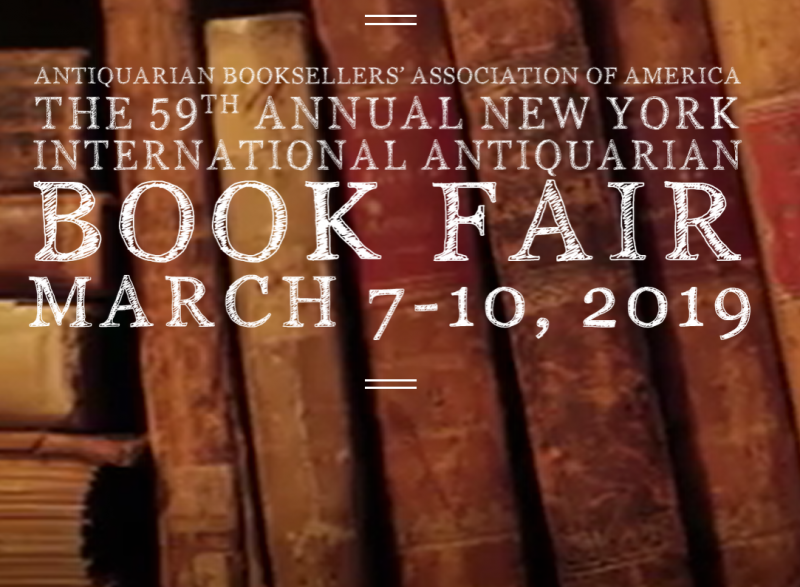 The 59th Annual New York International Antiquarian Book Fair